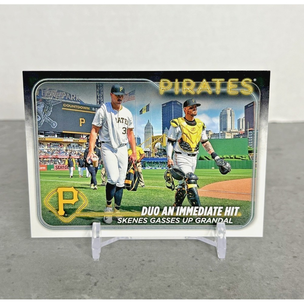 2024 Topps Update Paul Skenes Pittsburgh Pirates Duo An Immediate Hit #US160
